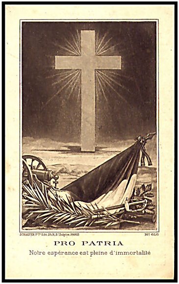 DEBACKER Benot Henri Charles dcd le 18.08/1918  Bordeaux, poux de Angle DEREEPER.